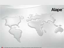 Tablet Screenshot of alape.com